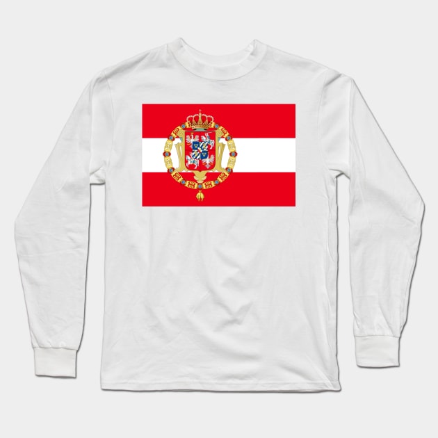 Polish Lithuanian commonwealth flag Long Sleeve T-Shirt by AidanMDesigns